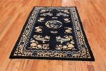 Image of Small Antique Peking Foo Dog Chinese Rug #70039 from the collection of Nazmiyal Antique Rugs NYC