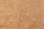Image of Details of Soft Antique Decorative Turkish Oushak Rug #49743 from the collection of Nazmiyal Antique Rugs NYC