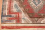 Corner Image of Tribal Antique Flat Weave Turkish Kilim #70009 from the collection of Nazmiyal Antique Rugs NYC
