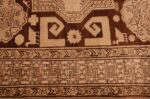 Picture of the border of Antique Caucasian Tribal Karabagh Rug #50494 from Nazmiyal Antique Rugs in NYC