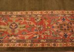 Picture of the border of Antique Green Persian Sultanabad Rug #50335 From Nazmiyal Antique Rugs In NYC