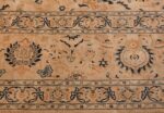 Picture of the Border Of Antique Persian Kashan Carpet #50115 from Nazmiyal Antique Rugs in NYC