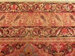 Picture of the border of Small Antique Persian Kerman Rug #49990 From Nazmiyal Antique Rugs in NYC