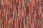 Picture of the center of Floral Antique American Hooked Rug #70055 from Nazmiyal Antique Rugs in NYC