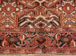 A Close up Picture of Antique Persian Heriz rug #47160 from Nazmiyal Antique Rugs in NYC