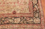 Picture of the Corner of Large Antique Indian Agra Rug #48942 From Nazmiyal Antique Rugs In NYC