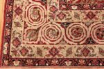 Picture of the corner of Room Size Antique Persian Kerman Carpet #49900 From Nazmiyal Antique Rugs in NYC