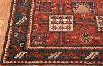 Picture of the Corner of Tribal Antique Caucasian Karachopf Rug #70049 From Nazmiyal Antique Rugs In NYC