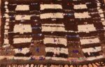 Picture of the Corner of Vintage Mid Century Moroccan Berber Rug #46441 From Nazmiyal Antique Rugs In NYC