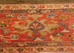 Detailed Close Up Picture of Antique Green Persian Sultanabad Rug #50335 From Nazmiyal Antique Rugs In NYC