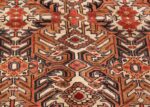 A detailed picture of Antique Persian Heriz rug #47160 from Nazmiyal Antique Rugs in NYC