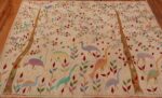 Full Picture of Vintage Garden of Paradise Indian Tapestry #70062 from Nazmiyal Antique Rugs in NYC