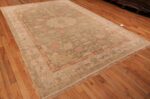 Overall Picture from the side of Antique Silk Turkish Kayseri Shabby Chic Rug #48938 From Nazmiyal Antique Rugs In NYC