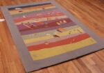 Overall Picture of French Bauhaus Wassily Kandinsky Tapestry An Overall Picture of French Bauhaus Wassily Kandinsky Tapestry 41278 From Nazmiyal Antique Rugs in NYC