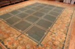 Overall Picture of the Field of Antique Spanish Savonnerie Carpet #49845 from Nazmiyal Antique Rugs in NYC