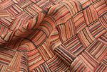 Picture of the pile of Basket Weave Pattern Antique American Hooked Rug #70058 from Nazmiyal Antique Rugs in NYC