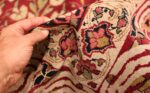 Picture of the pile of Room Size Antique Persian Kerman Carpet #49900 From Nazmiyal Antique Rugs in NYC