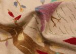 Picture of the pile of Vintage Garden of Paradise Indian Tapestry #70062 from Nazmiyal Antique Rugs in NYC