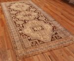 Overall Picture from the side of Antique Caucasian Tribal Karabagh Rug #50494 from Nazmiyal Antique Rugs in NYC