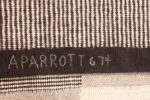 Picture of the Signature of Alice Kagawa Parrott Art Kilim #70026 From Nazmiyal Antique Rugs in NYC