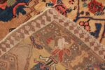 Picture of the Weave of Antique Persian Bidjar Sampler Rug #48628 from Nazmiyal Antique Rugs in NYC