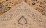 Picture of the Weave Of Antique Persian Kashan Carpet #50115 from Nazmiyal Antique Rugs in NYC