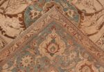 A Picture of the weave of Large Antique Tabriz Persian Rug #48815 from Nazmiyal Antique Rugs in NYC