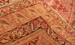 Picture of the weave of Small Antique Persian Kerman Rug #49990 From Nazmiyal Antique Rugs in NYC