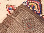 Picture of the Weave Of Vintage Mid Century Folk Art Moroccan Rug #46512 From Nazmiyal Antique Rugs In NYC
