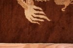 A border picture of the antique chinese dragon runner rug #70064 from Nazmiyal Antique Rugs NYC