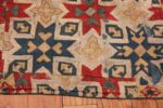 Border Antique Azerbijan enbroidery Dagestan rug 70088 by Nazmiyal