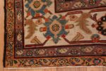 A border picture of the antique large scale persian sultanabad carpet #48563 from Nazmiyal Antique Rugs NYC