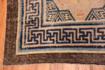 A border picture of the rare antique 17th century chinese ningxia carpet #70071from Nazmiyal Antique Rugs NYC