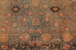 A detail flower picture of the antique persian tabriz #70070 from nazmiyal new york city