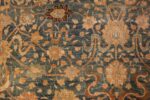 A detail golden flower picture of the antique persian tabriz #70070 from nazmiyal new york city