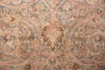 Detail Light Blue Antique Persian Khorassan rug 70001 by Nazmiyal