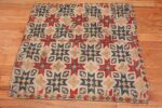 Full Antique Azerbijan embroidery Dagestan rug 70088 by Nazmiyal