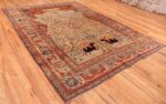 A full picture of the antique tree of life persian mohtashem kashan rug #70069 from Nazmiyal Antique Rugs NYC