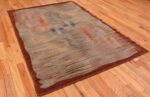 A full picture of the vintage surrealist french art deco rug #50737 from Nazmiyal Antique Rugs NYC