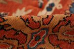 A pile picture of the antique large scale persian sultanabad carpet #48563 from Nazmiyal Antique Rugs NYC