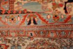 A pile picture of the antique tree of life persian mohtashem kashan rug #70069 from Nazmiyal Antique Rugs NYC