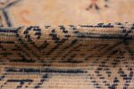 A pile picture of the rare antique 17th century chinese ningxia carpet #70071 from Nazmiyal Antique Rugs NYC