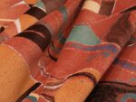 Picture of the texture of the Image of the weave of the Vintage Miles Davis Jazz Scene Art Rug 70066