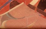 Picture of the weave of the Image of the weave of the Vintage Miles Davis Jazz Scene Art Rug 70066