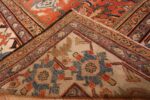 A weave picture of the antique large scale persian sultanabad carpet #48563 from Nazmiyal Antique Rugs NYC