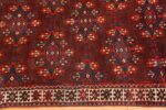 Border Antique Bokara rug 49789 by Nazmiyal