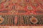 Border Antique Persian Isfahan rug 70046 by Nazmiyal