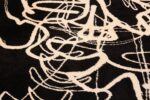 Detail Vintage art rug designed by Asger Oluf Jorn 70073 from Nazmiyal Antique rugs collection