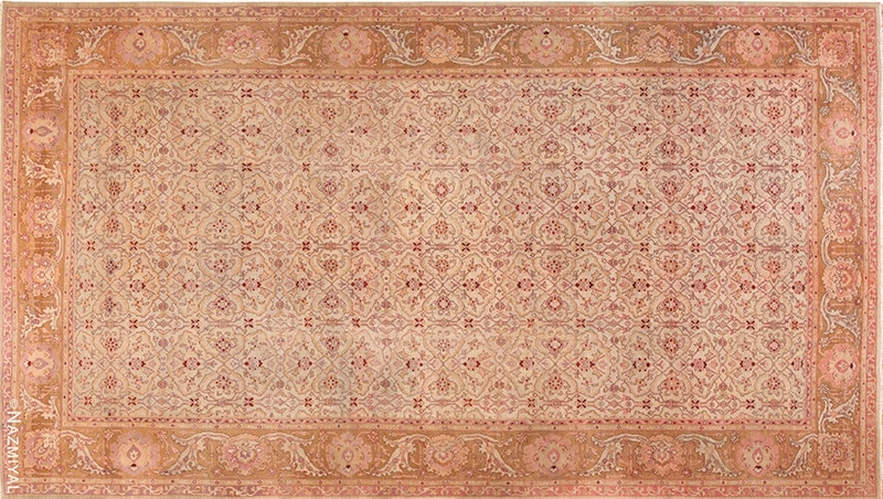 Picture of Antique Oversized Indian Amritsar Rug #49538 Pictures of Antique Oversized Indian Amritsar Rug #49538 From Nazmiyal Antique Rugs in NYC
