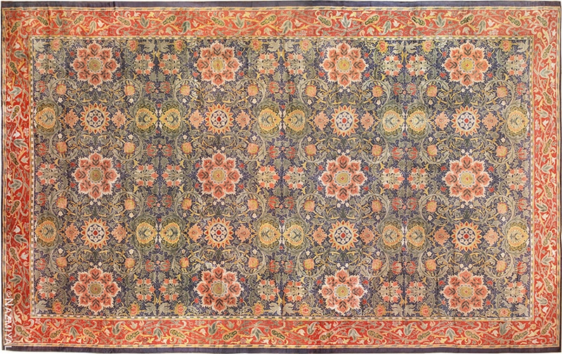 Picture of Oversized Antique William Morris Rug #49912 Picture of Oversized Antique William Morris Rug #49912 From Nazmiyal Antique Rugs in NYC